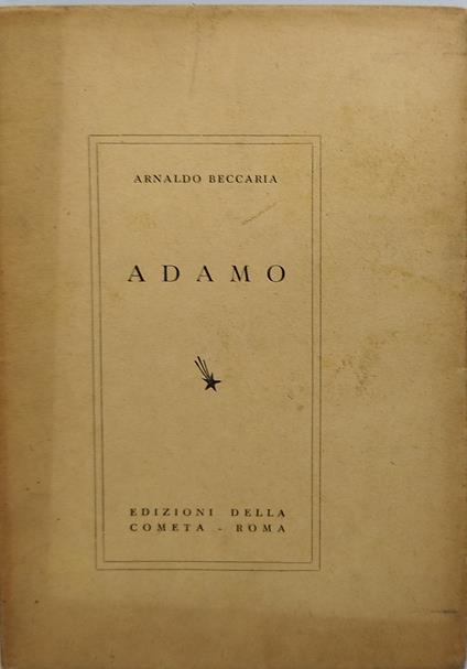 adamo arnaldo beccaria - Arnaldo Beccaria - copertina