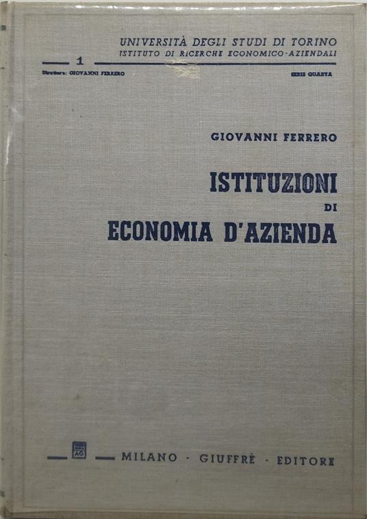 istituzioni di economia d'azienda - copertina