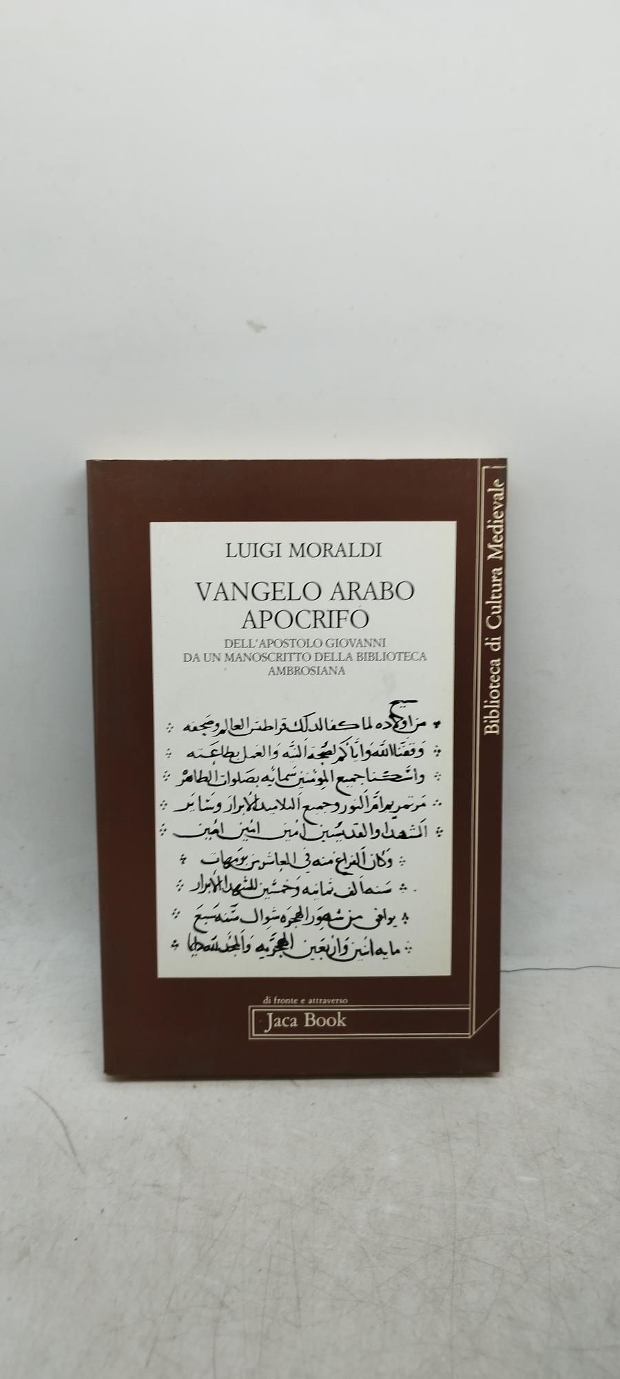 vangelo arabo apocrifo luigi moraldi