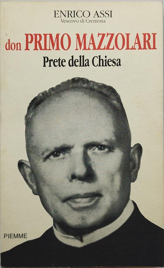 don primo mazzolari prete della chiesa - copertina