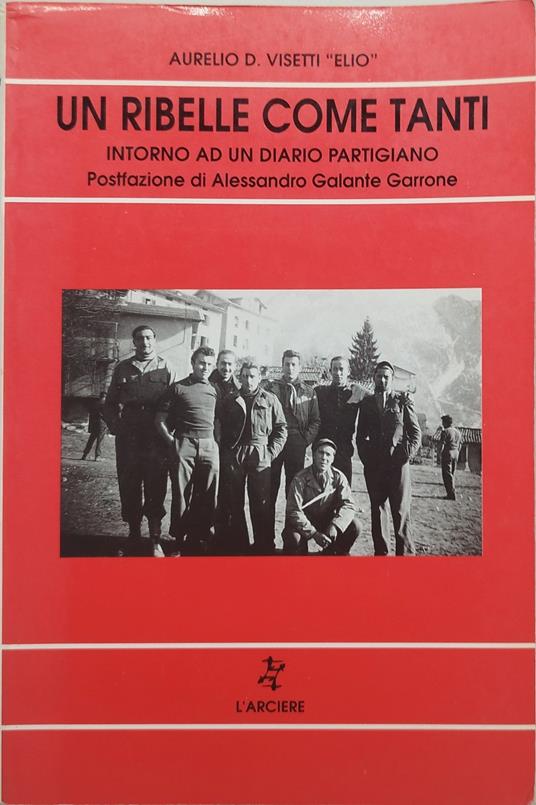un ribelle come tanti intorno ad un diario partigiano postfazione di alessandro galante garrone - copertina