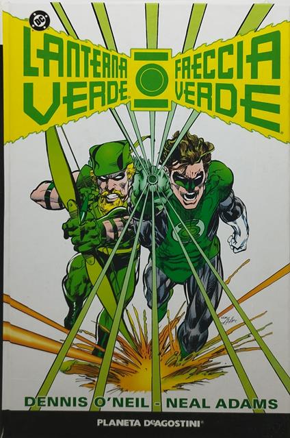 lanterna verde freccia verde dennis o'neil neal adams planeta deagostini - copertina