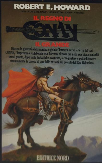 il regno di conan il grande editrice nord - Robert E. Howard - copertina