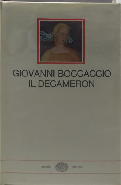 giovanni boccaccio il decameron einaudi i millenni - copertina