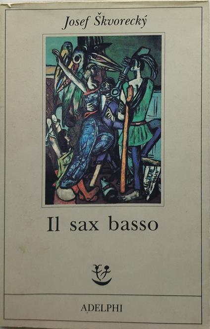 il sax basso adelphi - copertina
