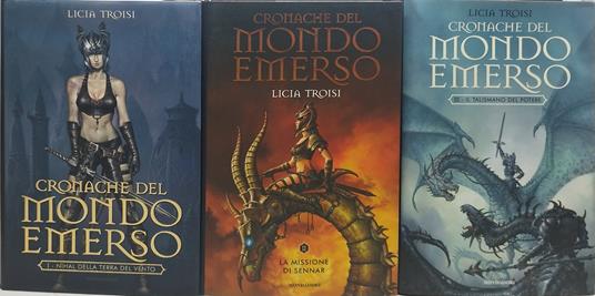 licia troisi trilogia cronache del mondo emerso 3 volumi - Licia Troisi - copertina