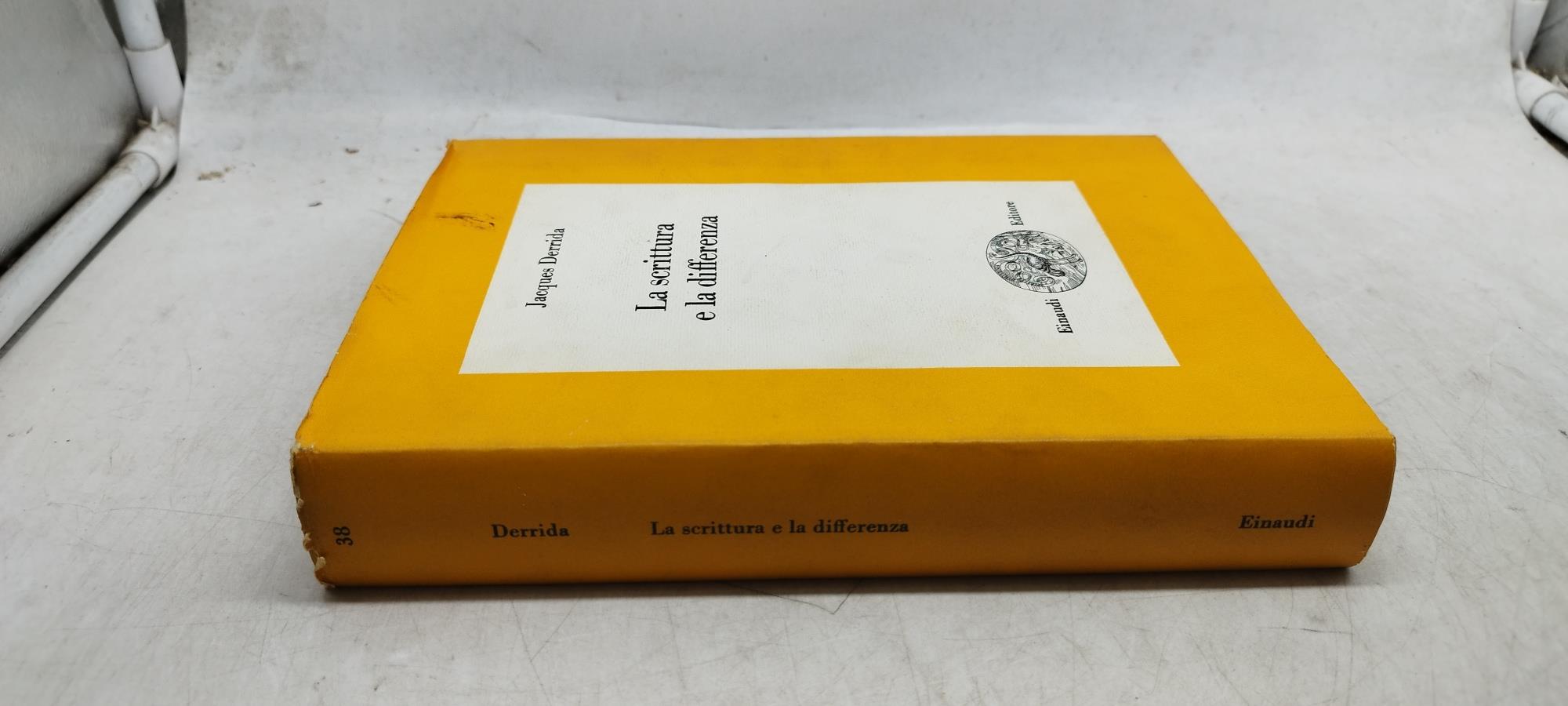 la scrittura e la differenza einaudi