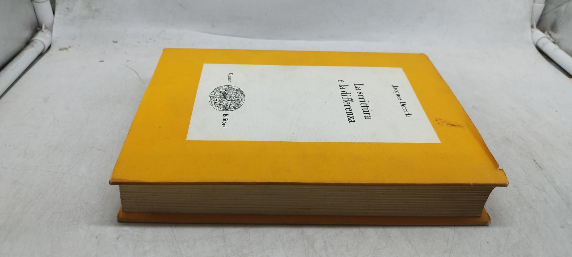 la scrittura e la differenza einaudi