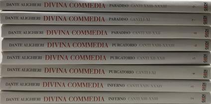 dante alighieri divina commedia 9 volumi - copertina
