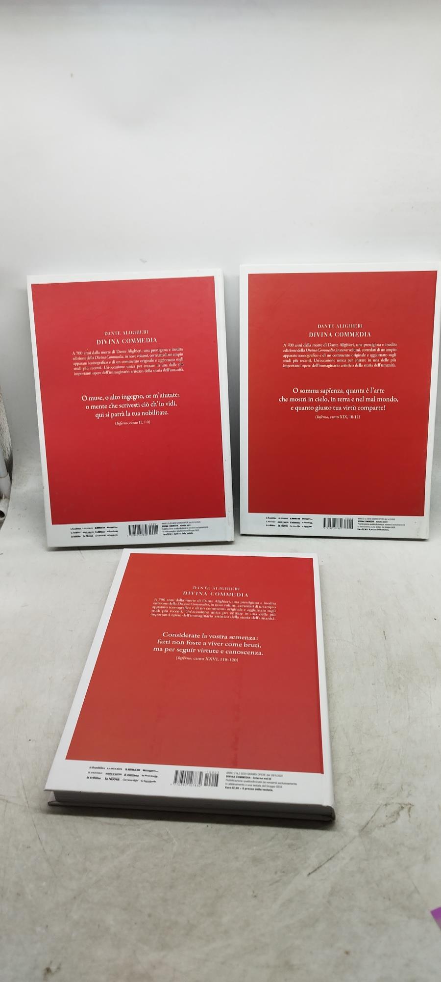 dante alighieri divina commedia 9 volumi