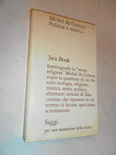 Politica E Mistica - copertina