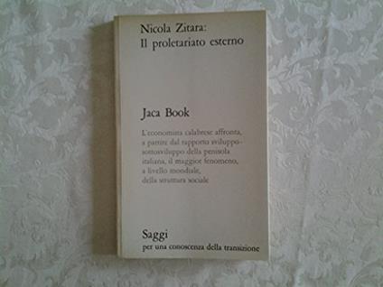 Il Proletariato Esterno - copertina