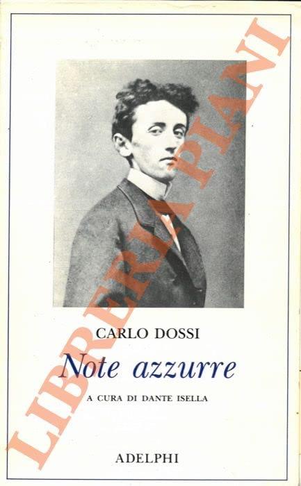 Note azzurre. A cura di Dante Isella - copertina