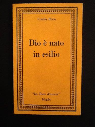 Dio è nato in esilio - copertina