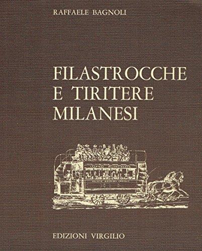 Filastrocche e tiritere milanesi - copertina