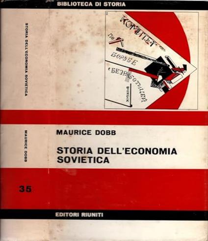 Storia Dell'economia Sovietica - copertina