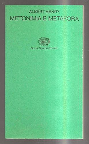 Metonimia E Metafora - copertina