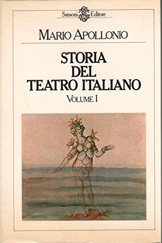 Storia del teatro italiano. 2 volumi