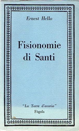 Fisionomie di Santi - copertina