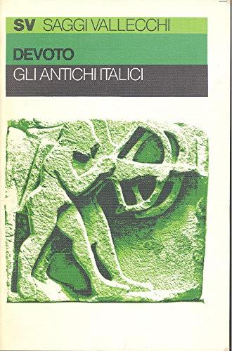 Gli antichi italici - copertina