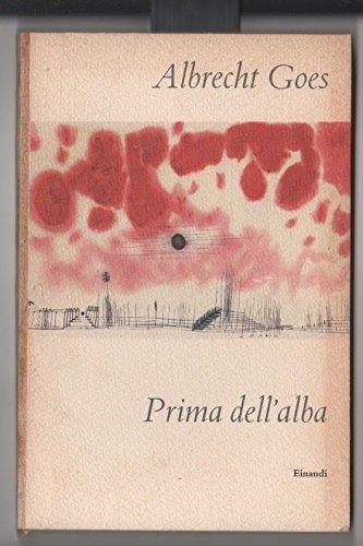 Prima dell'alba - copertina