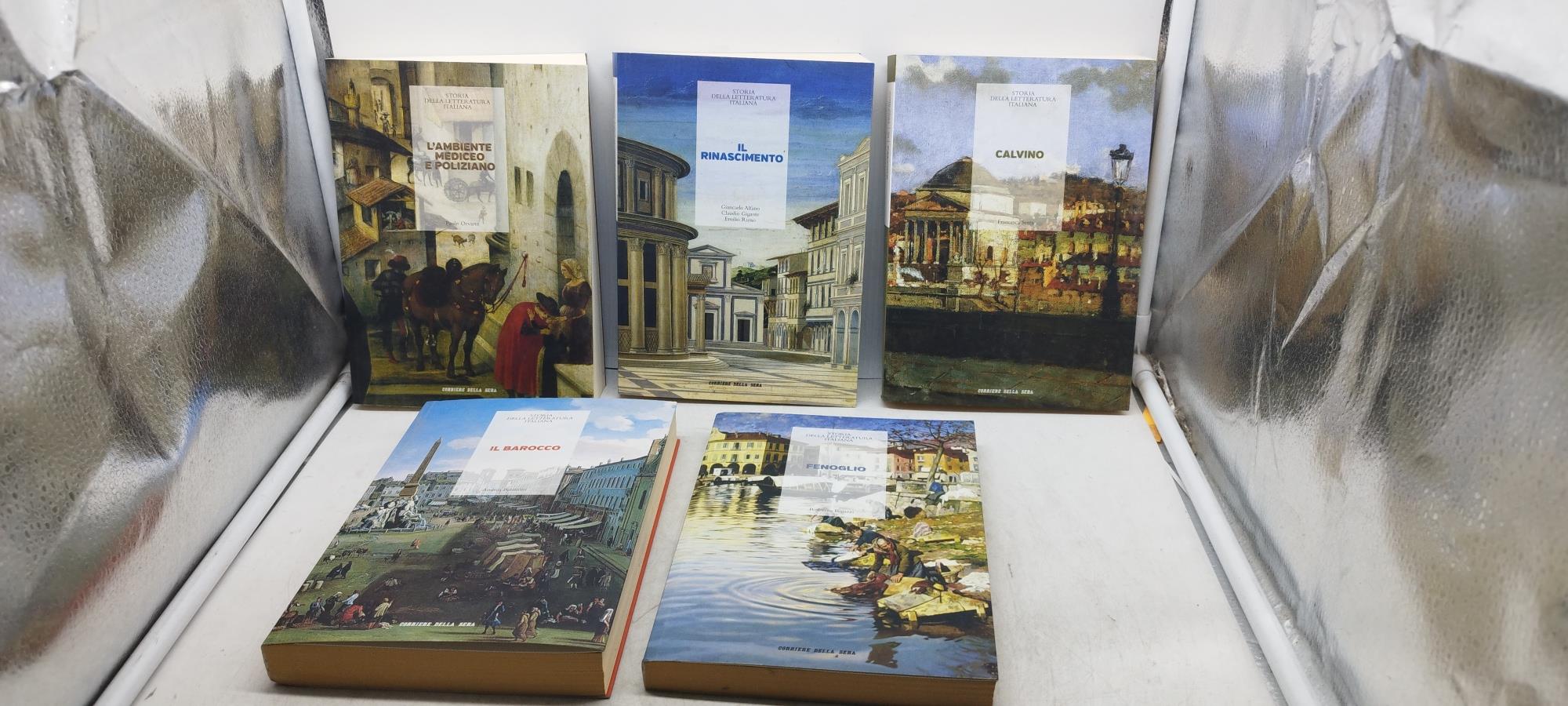 storia della letteratura italiana corriere della sera