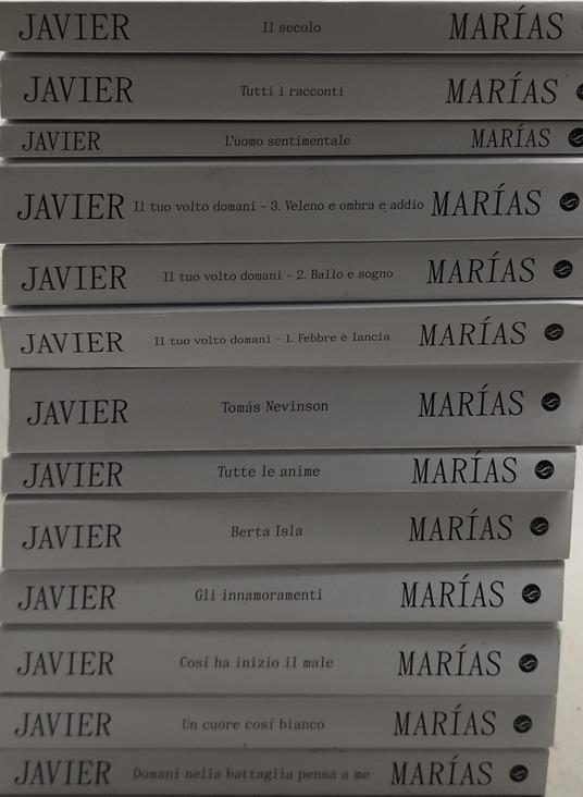 jawier marias corriere della sera storie 13 volumi - copertina