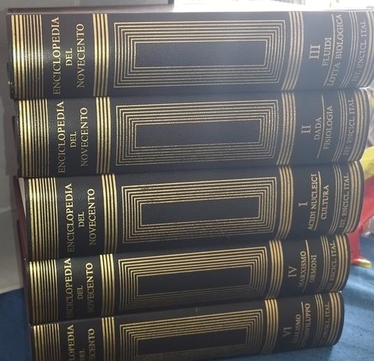 enciclopedia del novecento treccani 11 volumi - copertina