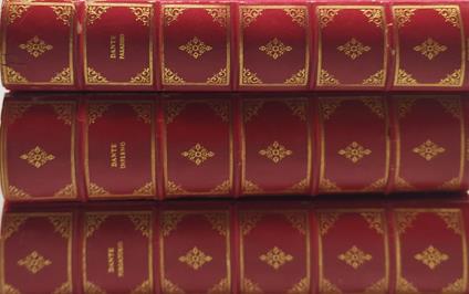 la divina commedia armando curcio editore 3 volumi - copertina