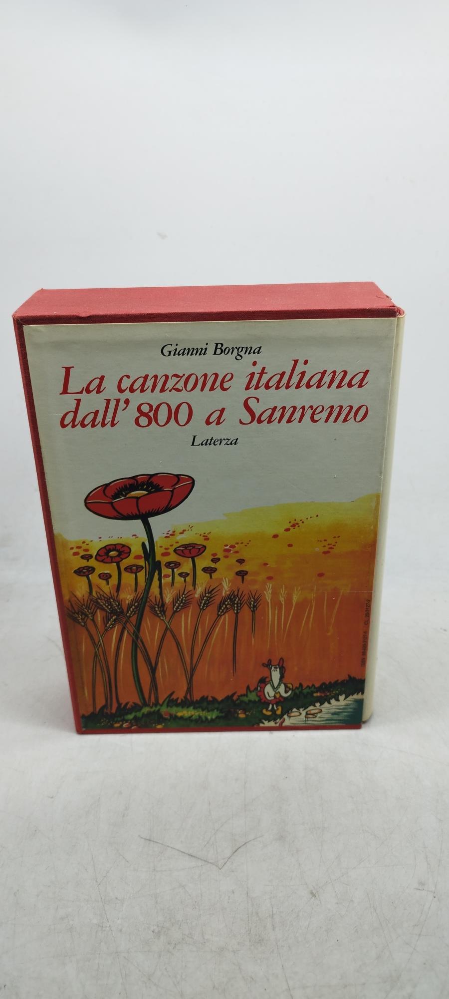 la canzone italiana dall'800 a sanremo laterza