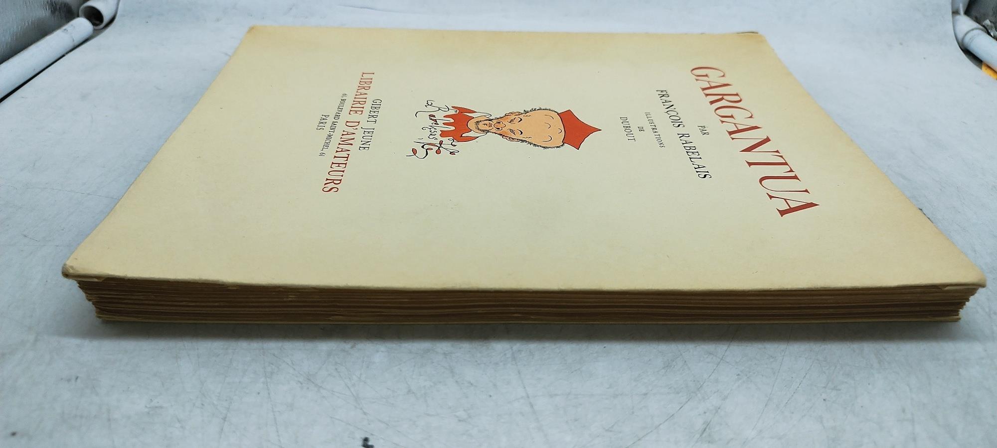 gargantua par francois rabelais illustrations de dubout gibert jeune