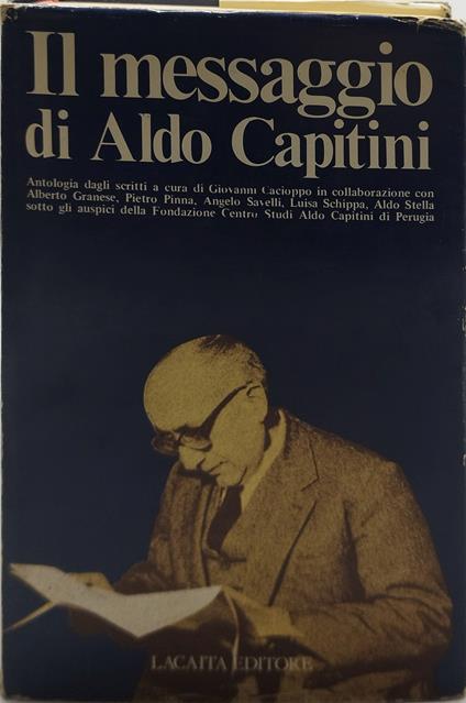 il messaggio di aldo capitini - copertina