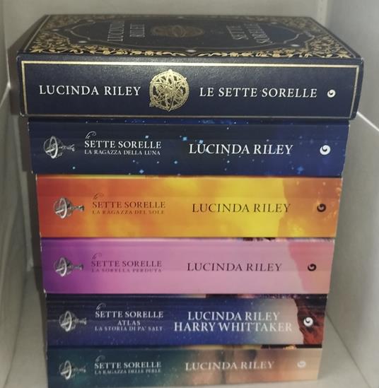 lucinda riley le sette sorelle 6 volumi - copertina