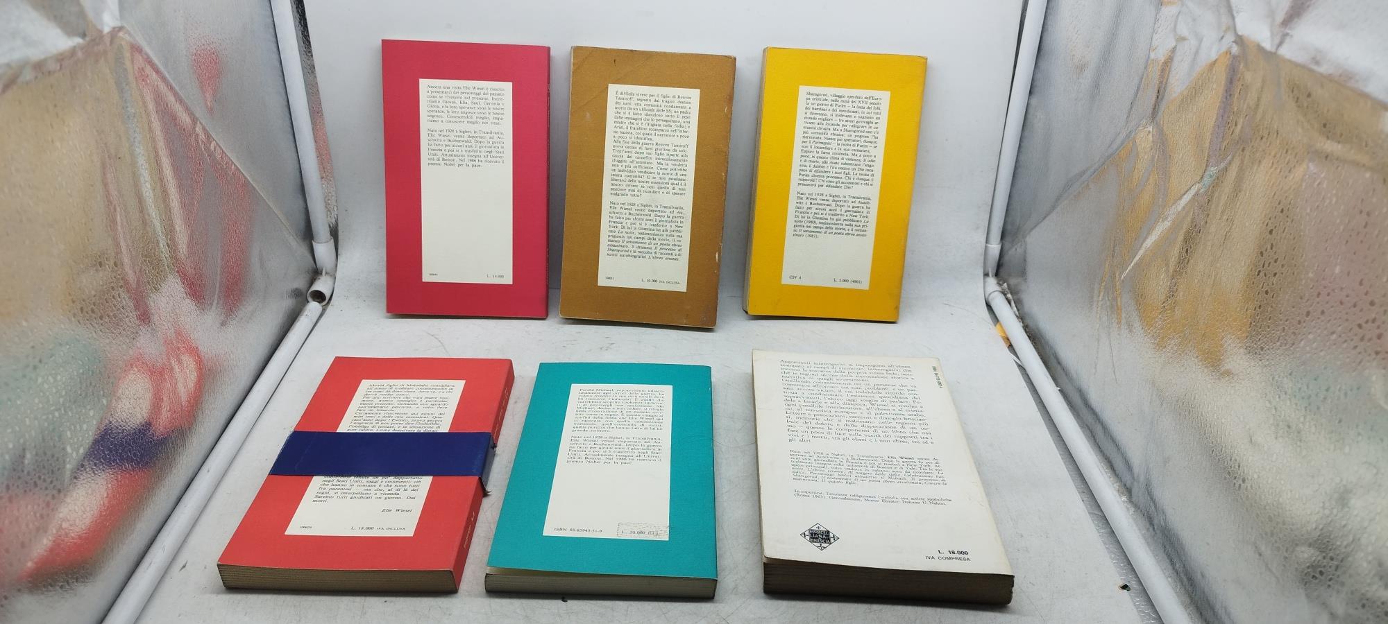 lotto 11 libri elie wiesel