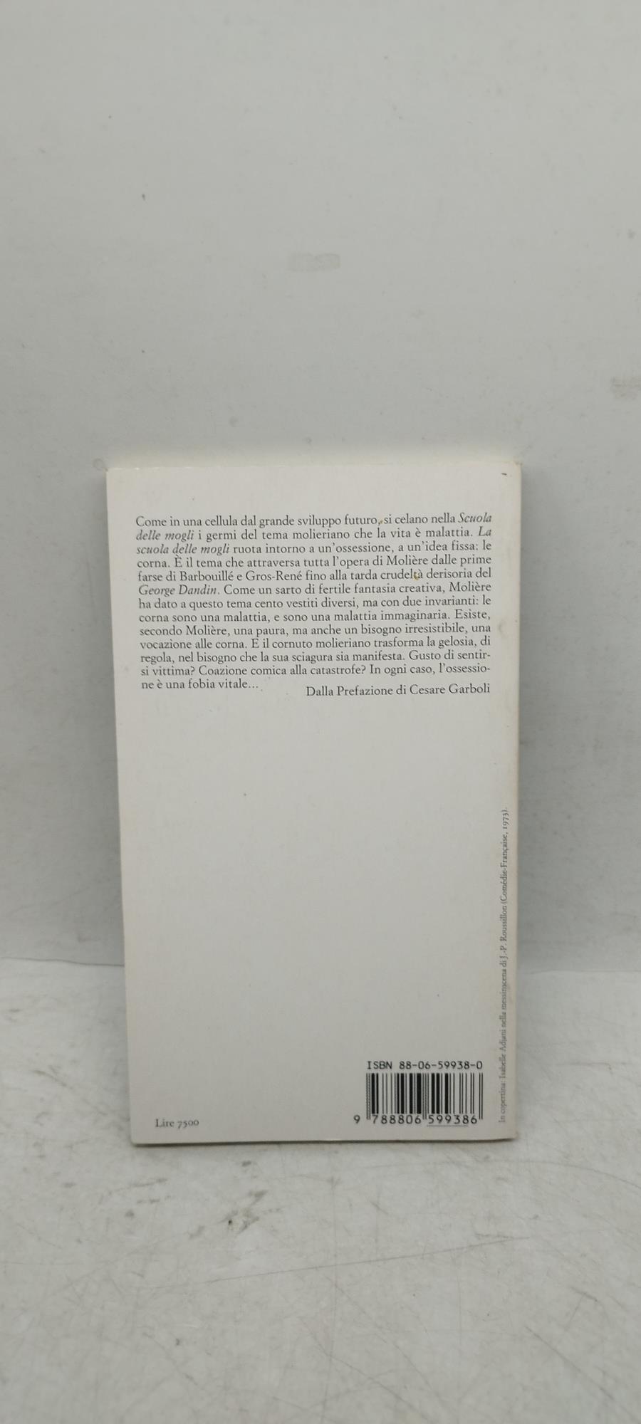 la scuola delle mogli molière einaudi