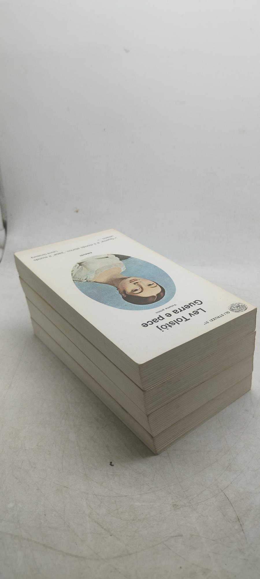 lev tolstoj guerra e pace 4 volumi einaudi gli struzzi