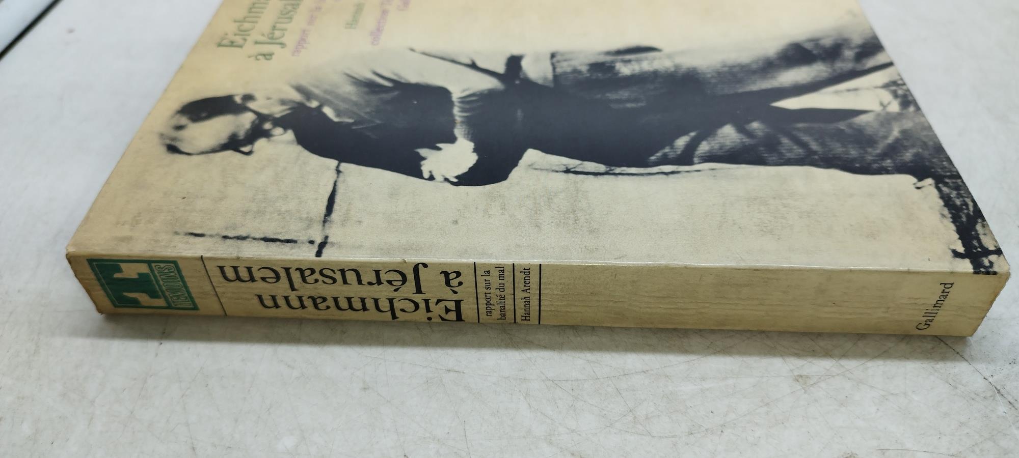 eichmann à jèrusalem rapport sur la banalitè du mal