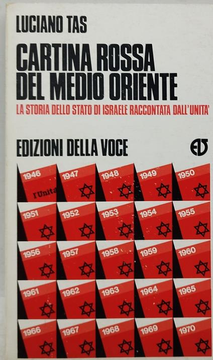 cartina rossa del medio oriente luciano tas - Luciano Tas - copertina