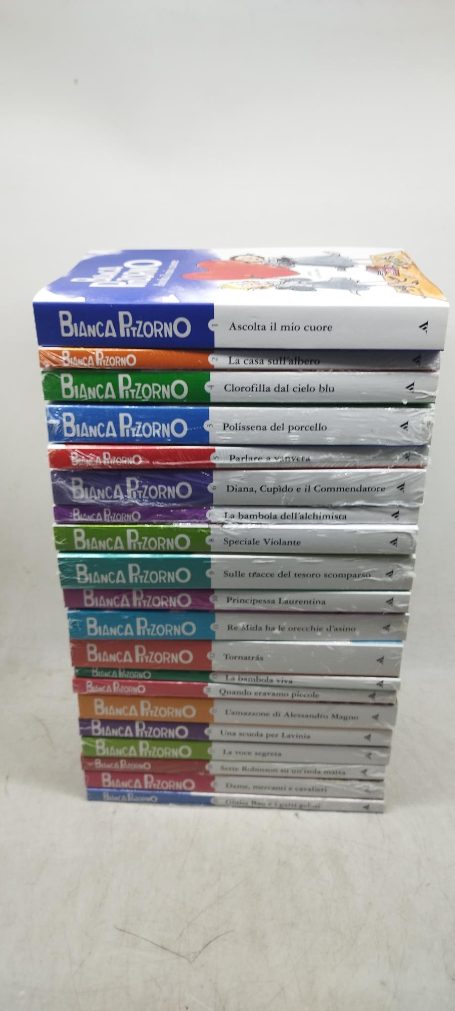 collana bianca pitzorno 20 volumi mondadori