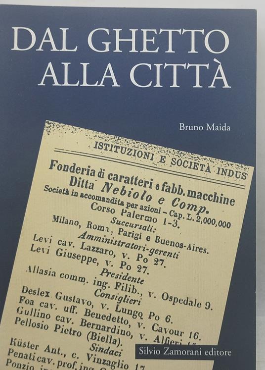 dal ghetto alla città bruno maida - Bruno Maida - copertina