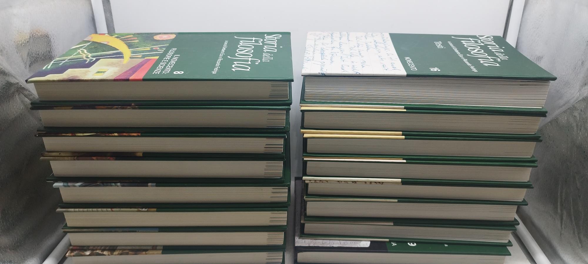 storia della filosofia la biblioteca di repubblica l'espresso 16 volumi