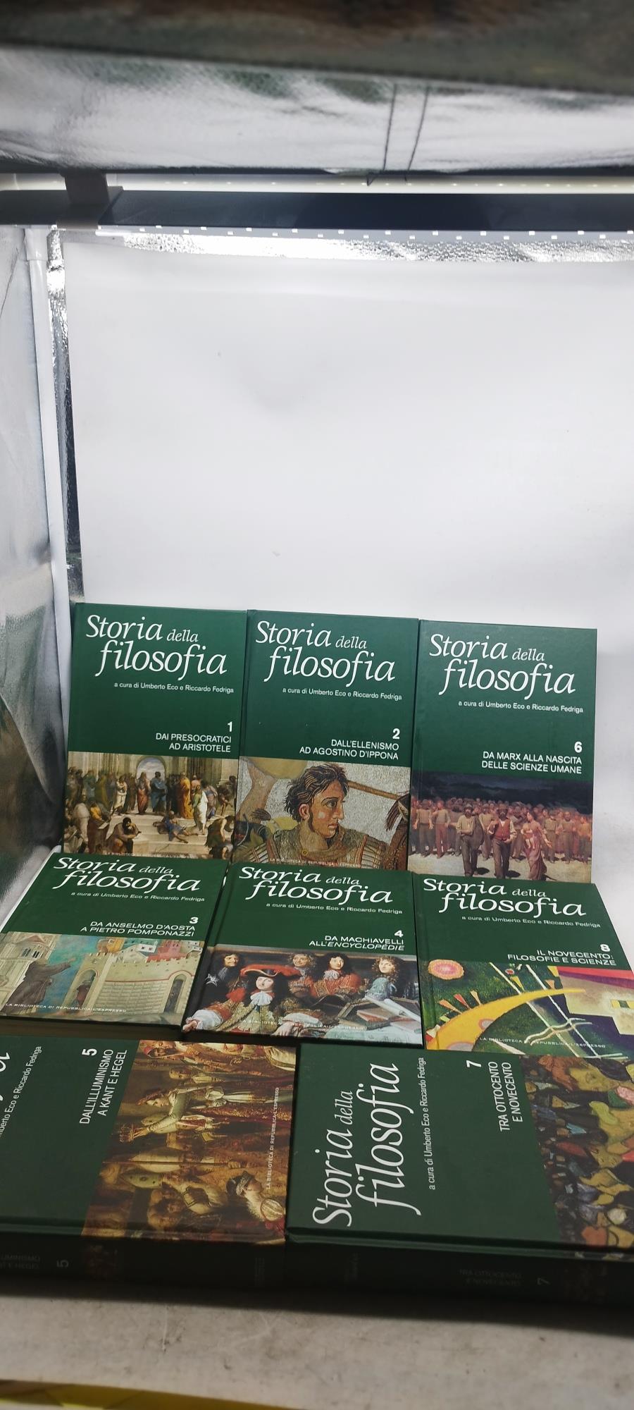 storia della filosofia la biblioteca di repubblica l'espresso 16 volumi