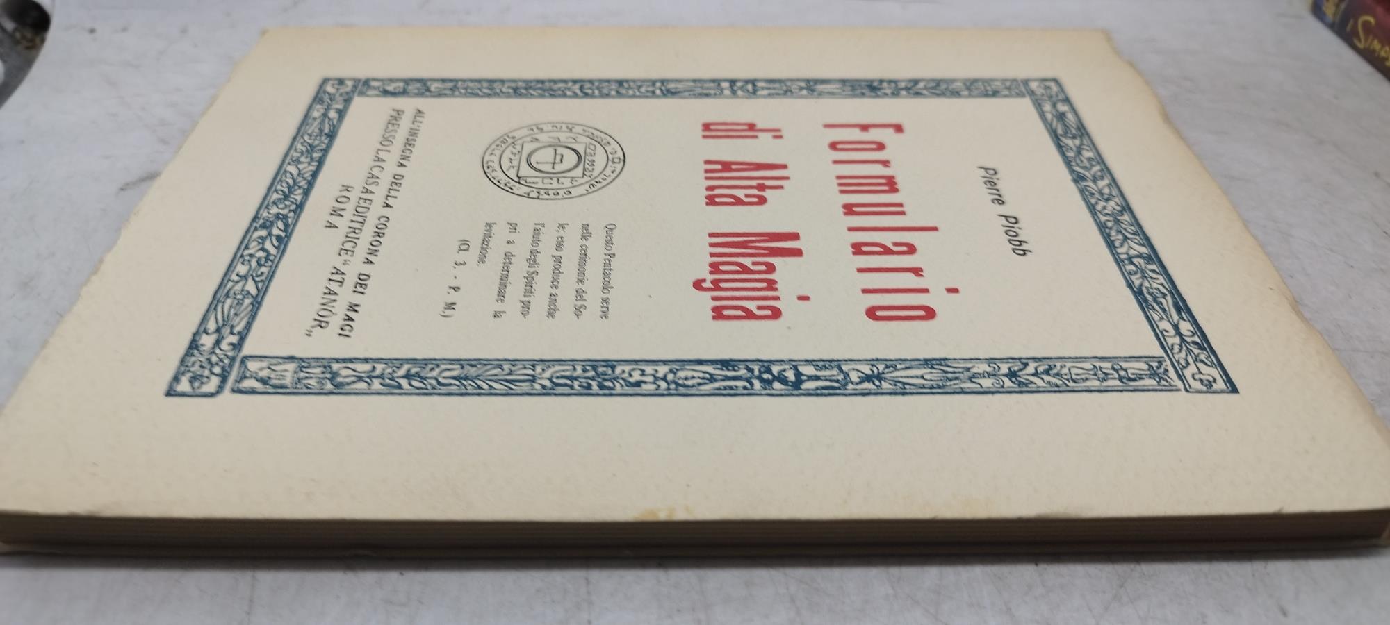 formulario di alta magia