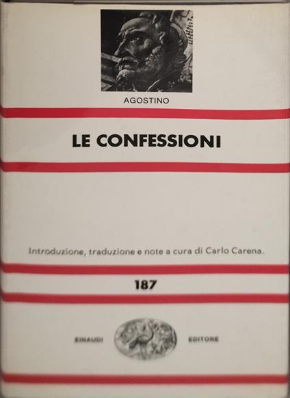 agostino le confessioni einaudi - copertina