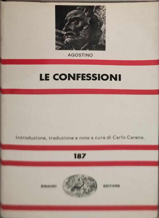 agostino le confessioni einaudi - copertina
