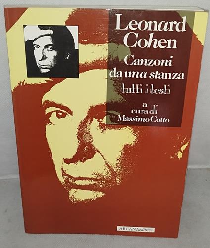 canzoni da una stanza tutti i testi a cura di massimo cotto - copertina