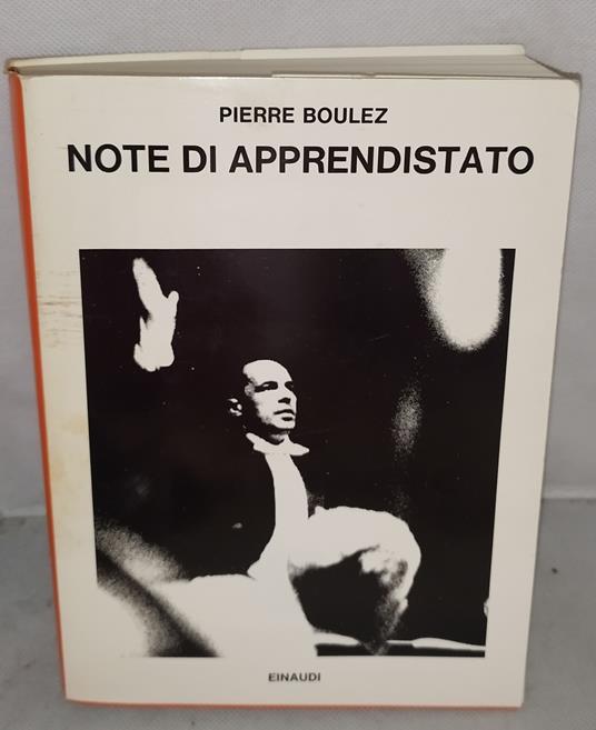 note di apprendistato einaudi - Pierre Boulez - copertina