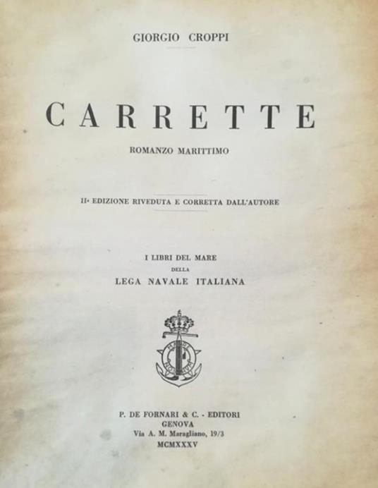 Carrette - Giorgio Groppi - copertina