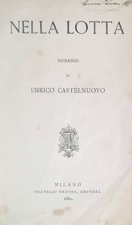 Nella Lotta - Enrico Castelnuovo - copertina