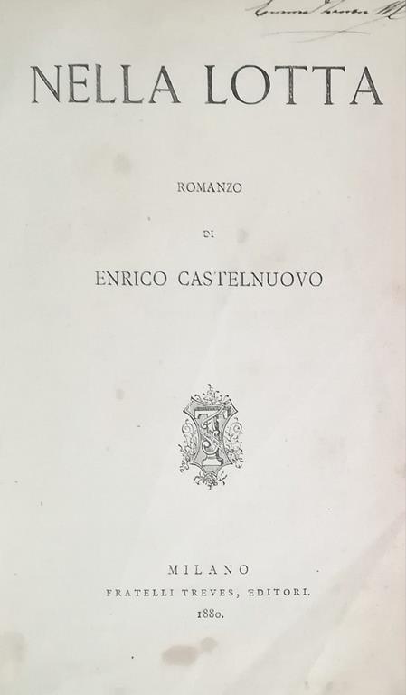 Nella Lotta - Enrico Castelnuovo - copertina